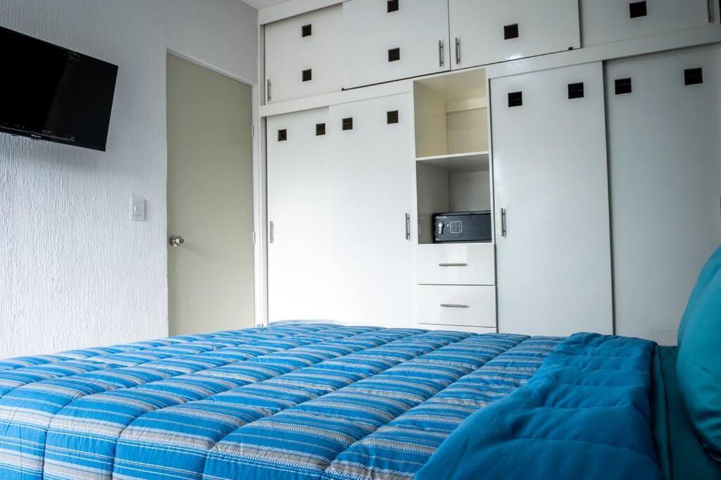 Depto 2 Rec. Con Vista A La Piscina En C. Privada Apartman Playa del Carmen Kültér fotó